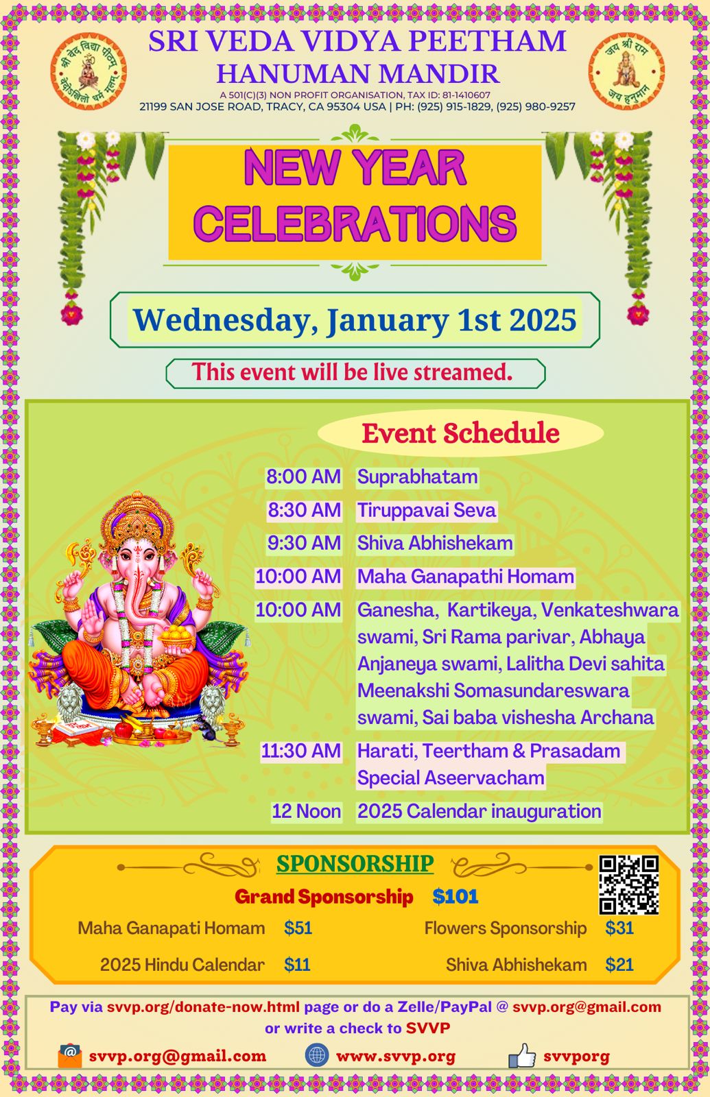 SVVP New Year 2025