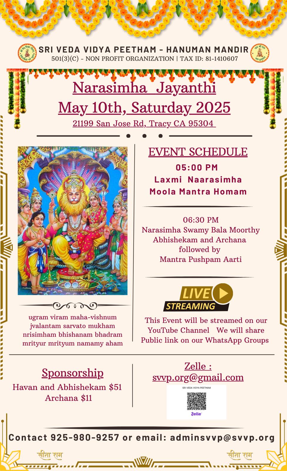 Narasimha Jayanthi
