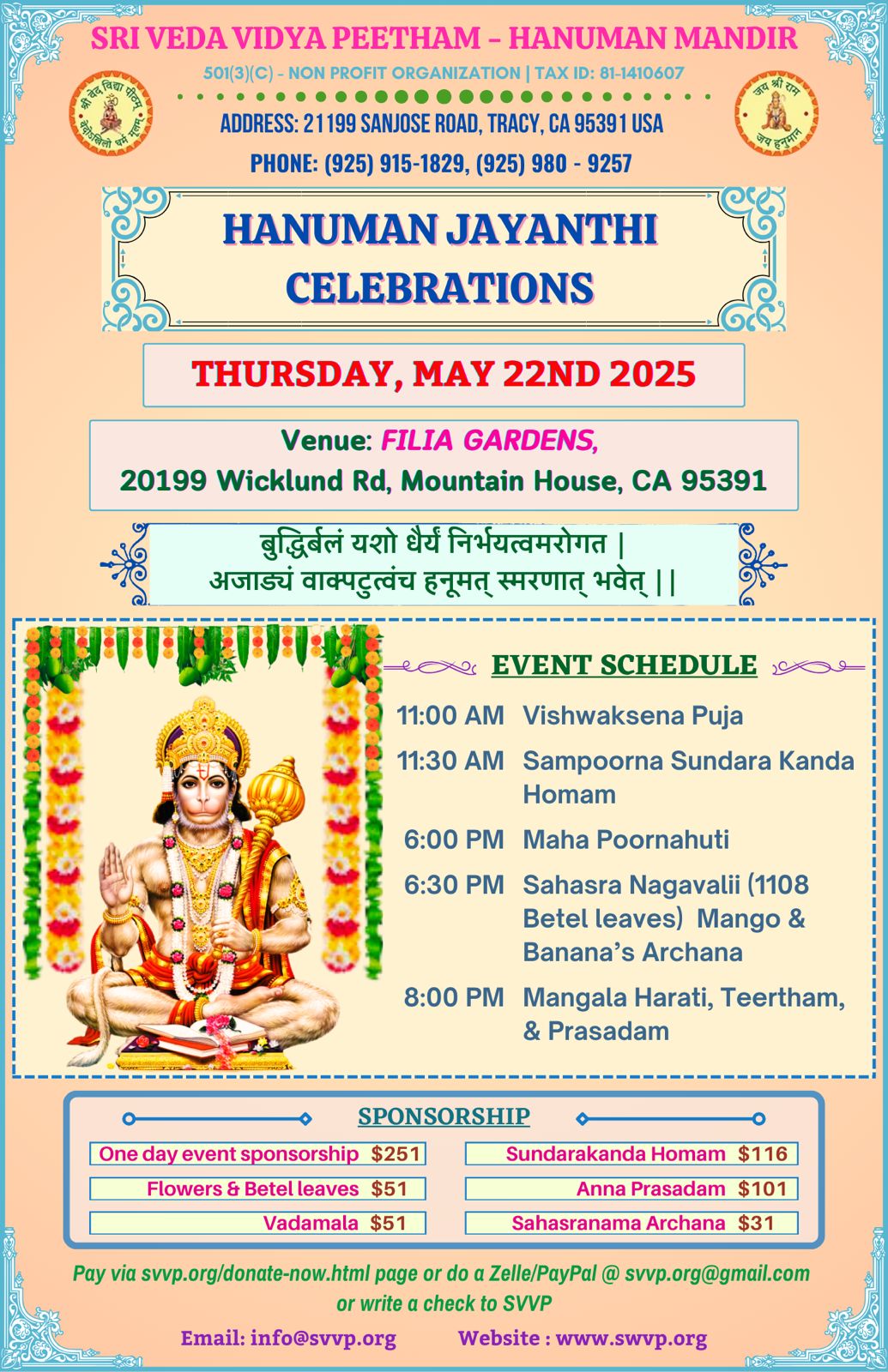 Hanuman Jayanthi